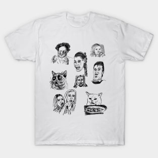 Memes Drawings T-Shirt